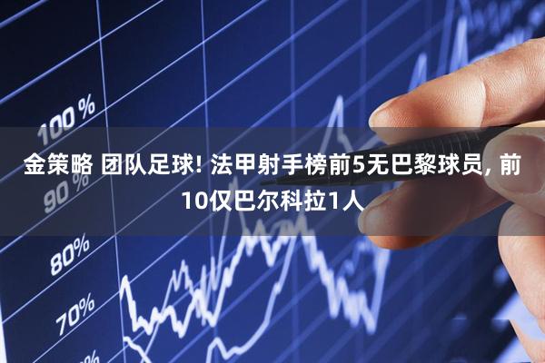金策略 团队足球! 法甲射手榜前5无巴黎球员, 前10仅巴尔科拉1人